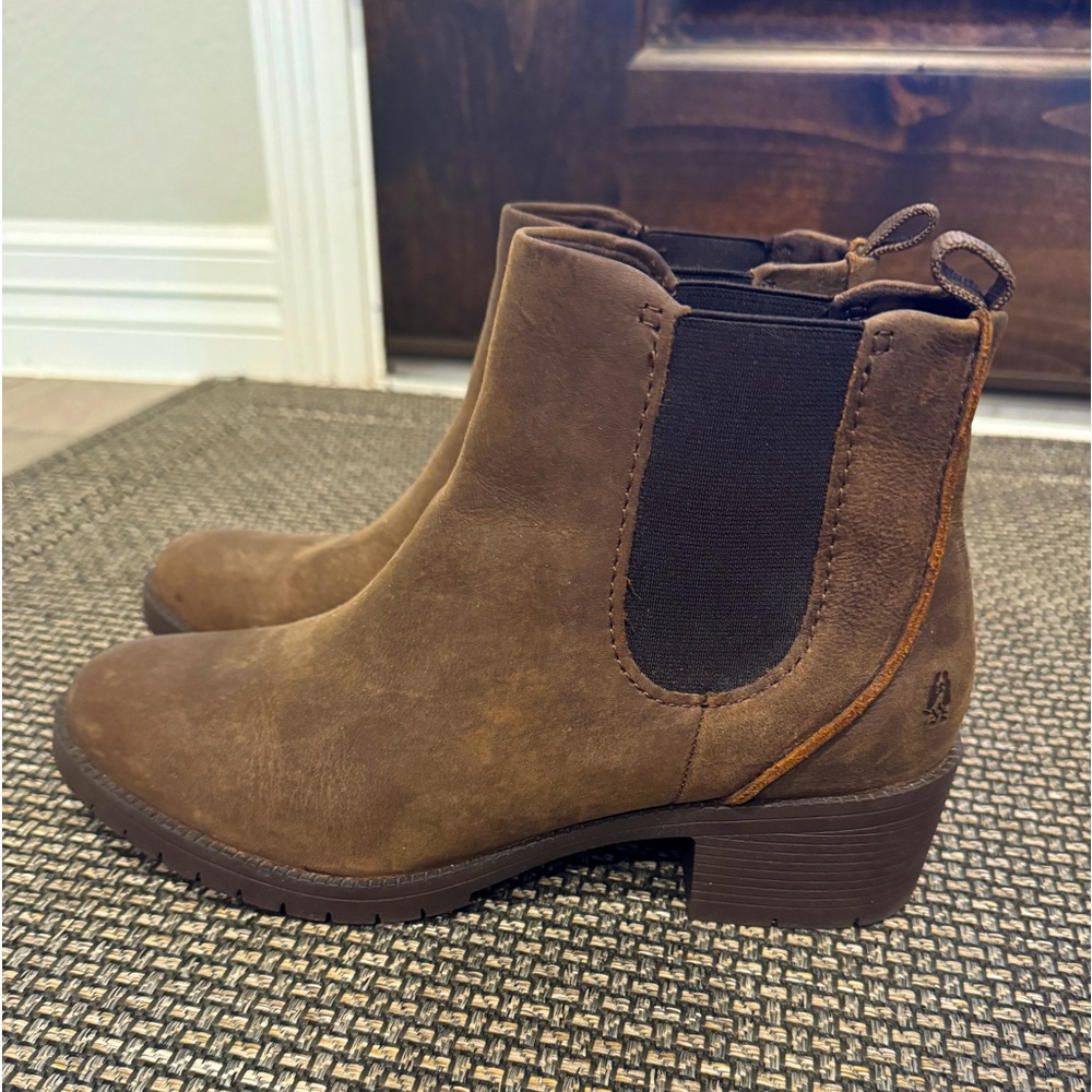 Hush Puppies Brown Ankle Boots